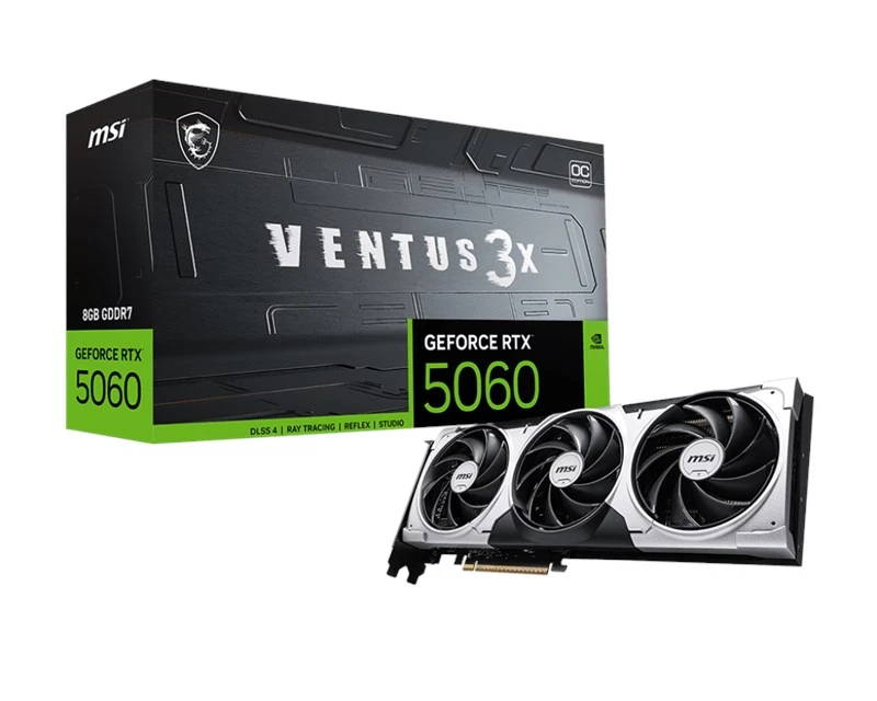 MSI GeForce RTX 5060 8G Ventus 3X OC GD7 128Bit